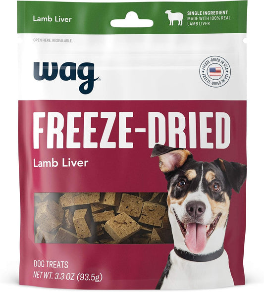 Treat your pup to the goodness of Wag's Freeze-Dried Lamb Liver! 🐾 High protein, grain-free, and perfect for training or as a meal topper! 🐶✨ #DogTreats #HealthyPups #WagLife