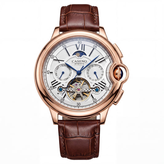 Elevate Your Style: Men's Multi-Function Automatic Watch with Eye-Catching Blue Light Feature