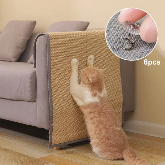 Protect Your Sofa with This Cat Scratch Board Pad - The Purr-fect Solution for Happy Cats and Furniture! 🐾✨