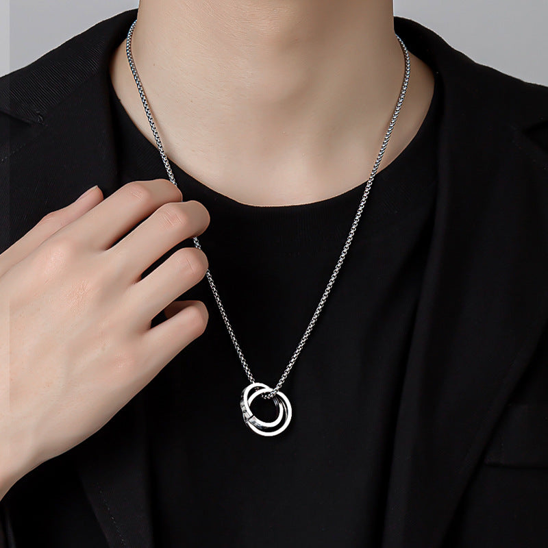 Cool Hip Hop Pendant Necklace for Men – Perfect All-Match Sweater Chain!