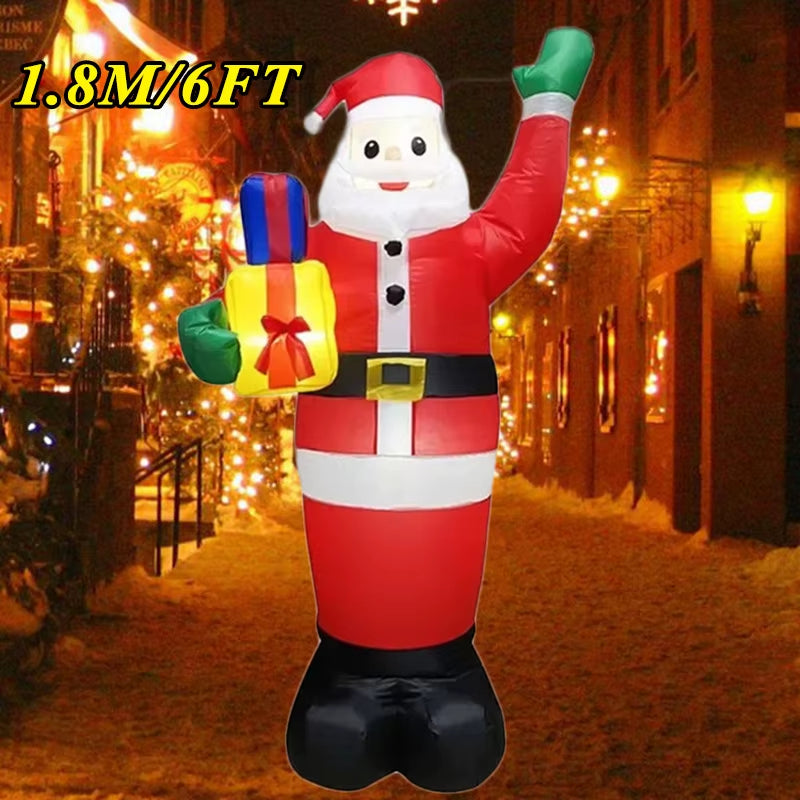 Light Up Your Holidays with Our Festive Inflatable Christmas Decoration! Perfect for Indoor & Outdoor Fun! 🎄✨