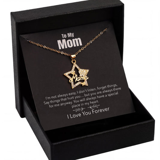 Rhinestone Heart Necklace : Celebrate Mom with a Stunning Love Necklace