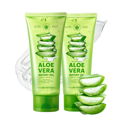 Revitalize Your Skin with Nature Republic's Aloe Vera Watery Gel! 🌿💧 Quick hydration, fast-absorbing, and perfect for all skin types! #KBeauty #SkincareEssentials