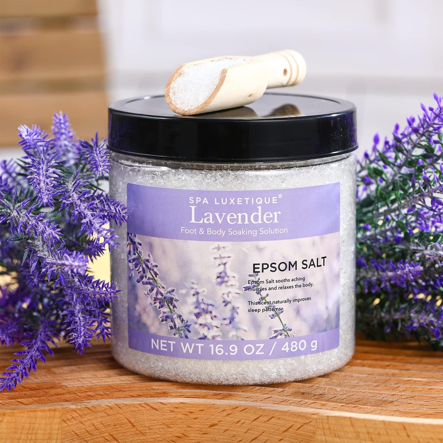 Indulge in Relaxation: Luxetique Epsom Bath Salts Gift Set for Her - Perfect for Mother's Day & Christmas!