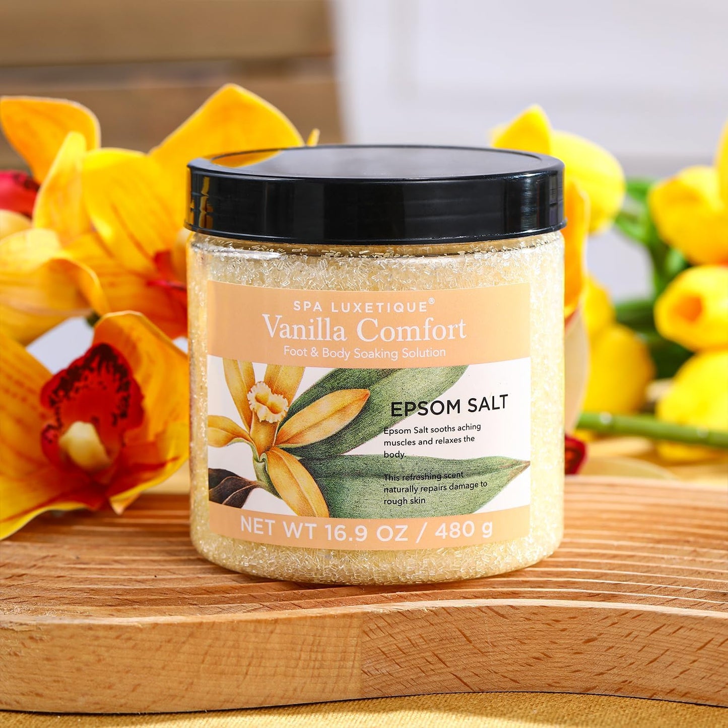 Indulge in Relaxation: Luxetique Epsom Bath Salts Gift Set for Her - Perfect for Mother's Day & Christmas!