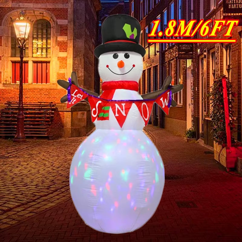 Light Up Your Holidays with Our Festive Inflatable Christmas Decoration! Perfect for Indoor & Outdoor Fun! 🎄✨