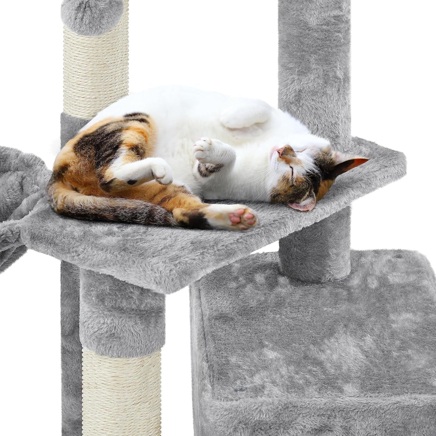 Upgrade your kitty's playground with the Topeakmart 34" Cat Tree! 🐾 Plush condo, cozy platform & fun basket for endless indoor adventures! 🐱✨ #CatFurniture #HappyKittens