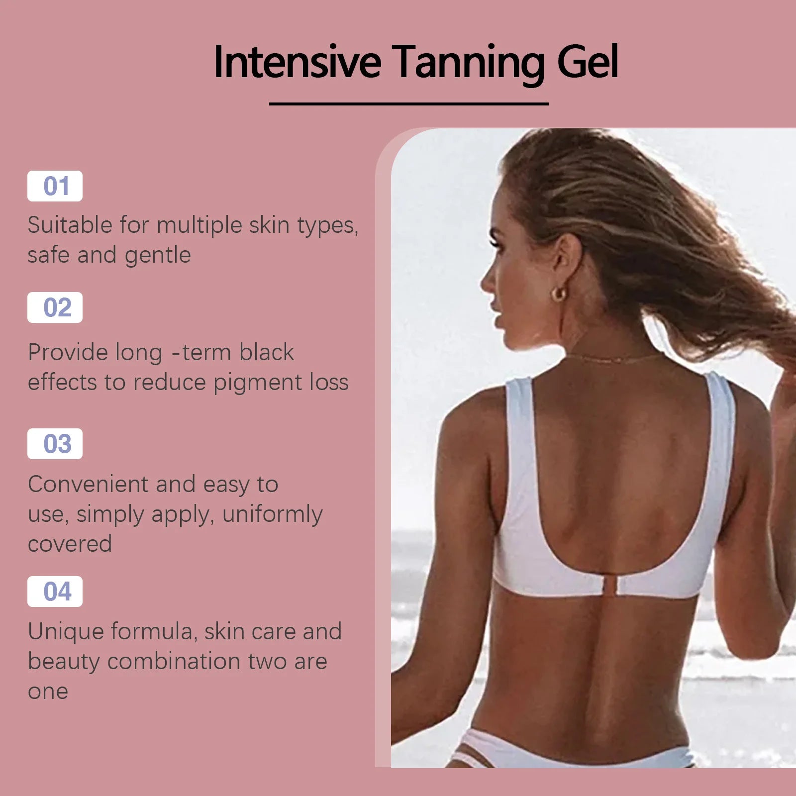 Get Your Glow On! 🌞✨ Achieve Radiant, Sun-Kissed Skin with Our Nourishing Tanning Gel! 🕶️💖