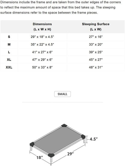 Say goodbye to chewed-up beds! 🐾 Check out the K9 Ballistics Chew Proof Elevated Cooling Cot for Small Dogs & Puppies - tough, comfy, and ready for your little chewer! 🖤✨