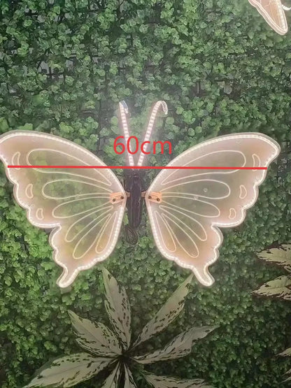 Light Up Your Celebrations with LED Butterflies! 🦋✨ Automatic Opening-Closing Wings for Weddings, Parties & Christmas! 🎉🎄