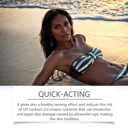 Get Your Glow On! 🌞✨ Achieve Radiant, Sun-Kissed Skin with Our Nourishing Tanning Gel! 🕶️💖