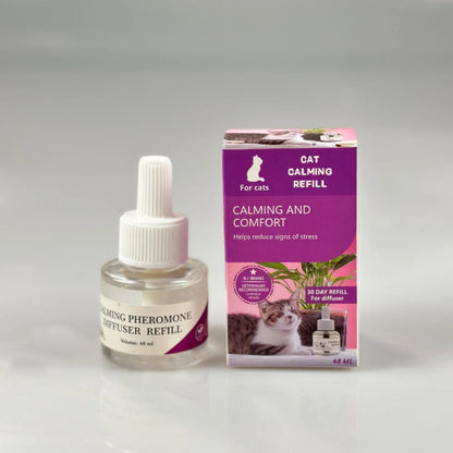 Transform Your Cat's Space with Our 48ML Pheromone Diffuser Kit - The Ultimate Relaxation Solution! 🐾✨