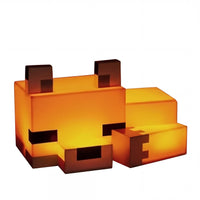 Minecraft Fox Night Light - Soft Orange Glow for Children's and Tween Bedrooms, Ideal for Gaming Spaces