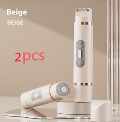 Say goodbye to unwanted hair with our Dual-Head Electric Shaver! Perfect for bikini, underarm, and facial areas—get smooth skin effortlessly! 🌟✨ #HairRemoval #BeautyEssentials