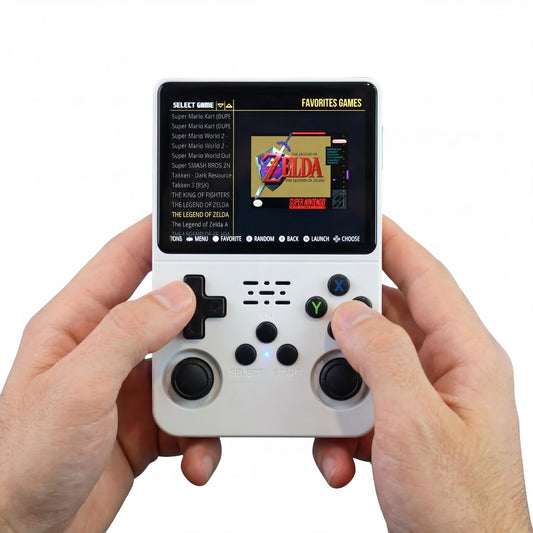 Retro Handheld Video Game Console : 3.5-Inch IPS Screen 64 - 128G Storage - Preloaded with 15,000 Games