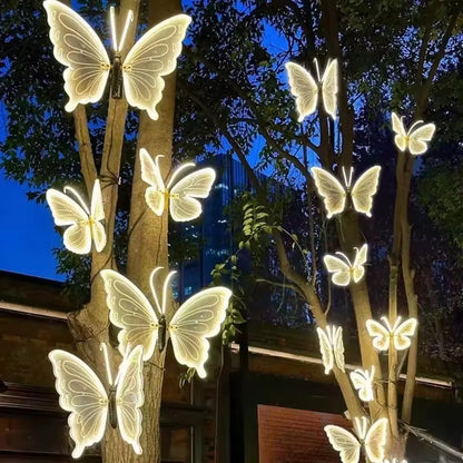 Light Up Your Celebrations with LED Butterflies! 🦋✨ Automatic Opening-Closing Wings for Weddings, Parties & Christmas! 🎉🎄