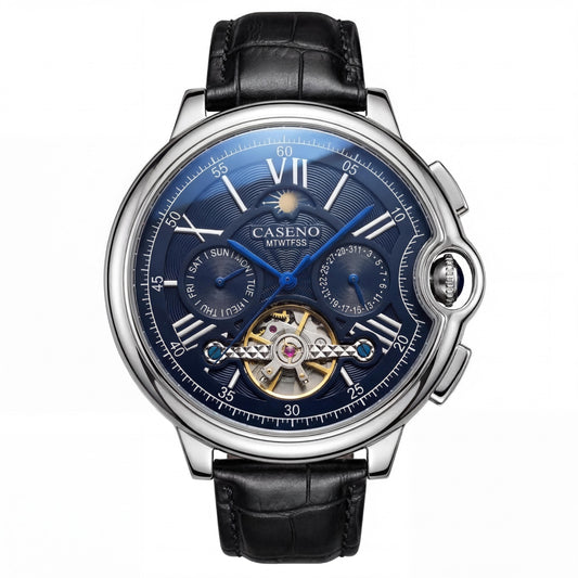 Elevate Your Style: Men's Multi-Function Automatic Watch with Eye-Catching Blue Light Feature